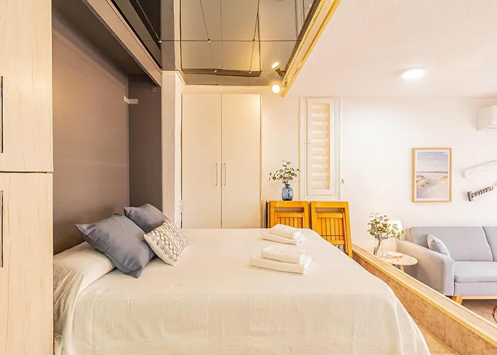 La Pecera - La Manga Del Mar Menor - Edificio Monaco - Kilometro 7 - Cama Plegable Y Sofa-Cama