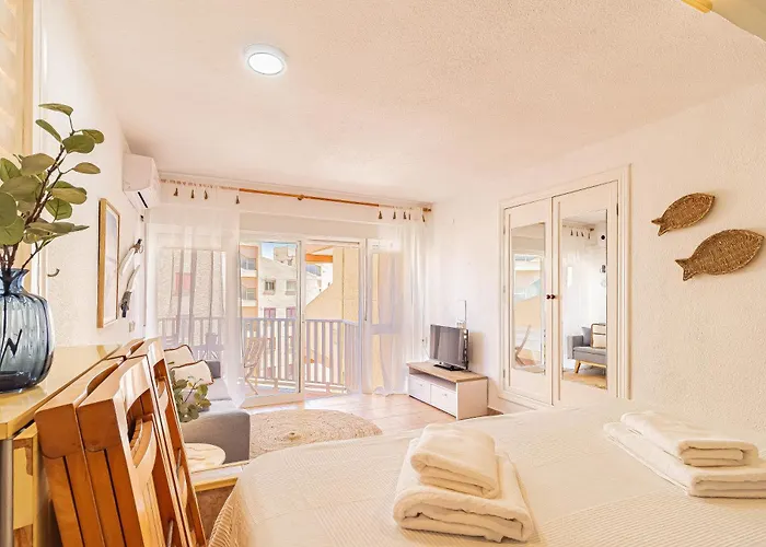 La Pecera - La Manga Del Mar Menor - Edificio Monaco - Kilometro 7 - Cama Plegable Y Sofa-Cama