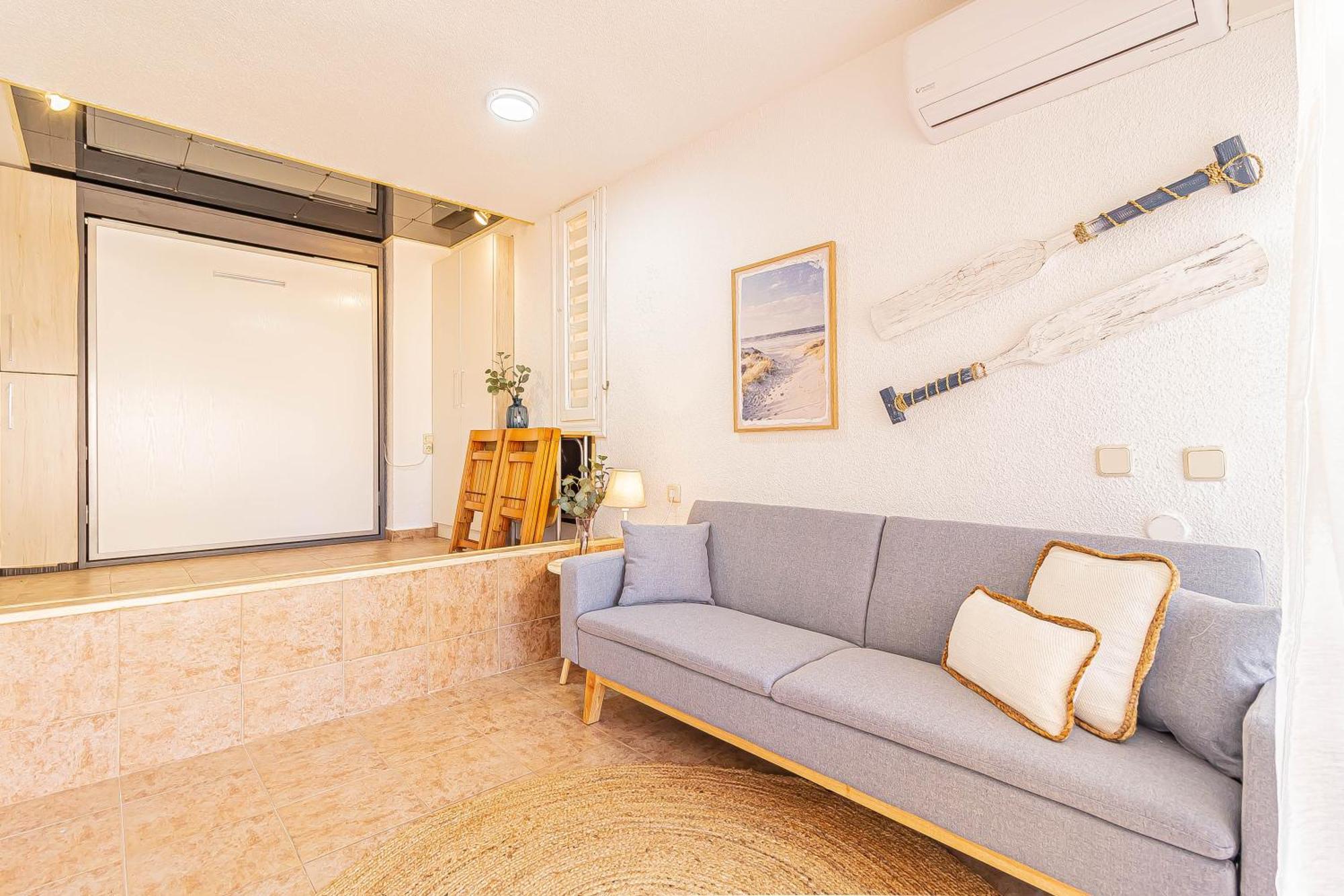 La Pecera - - Edificio Monaco - Kilometro 7 - Cama Plegable Y Sofa-cama * La Manga del Mar Menor