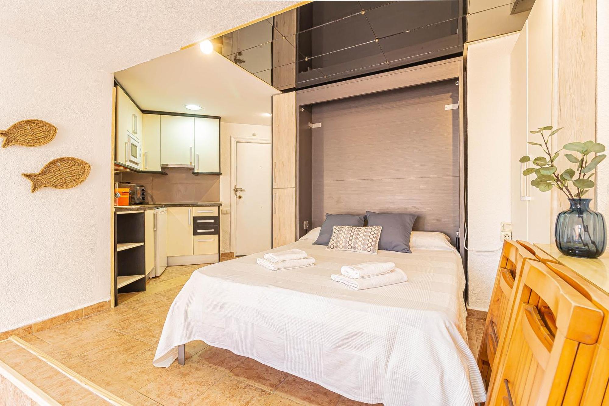 Apartament La Pecera - - Edificio Monaco - Kilometro 7 - Cama Plegable Y Sofa-cama