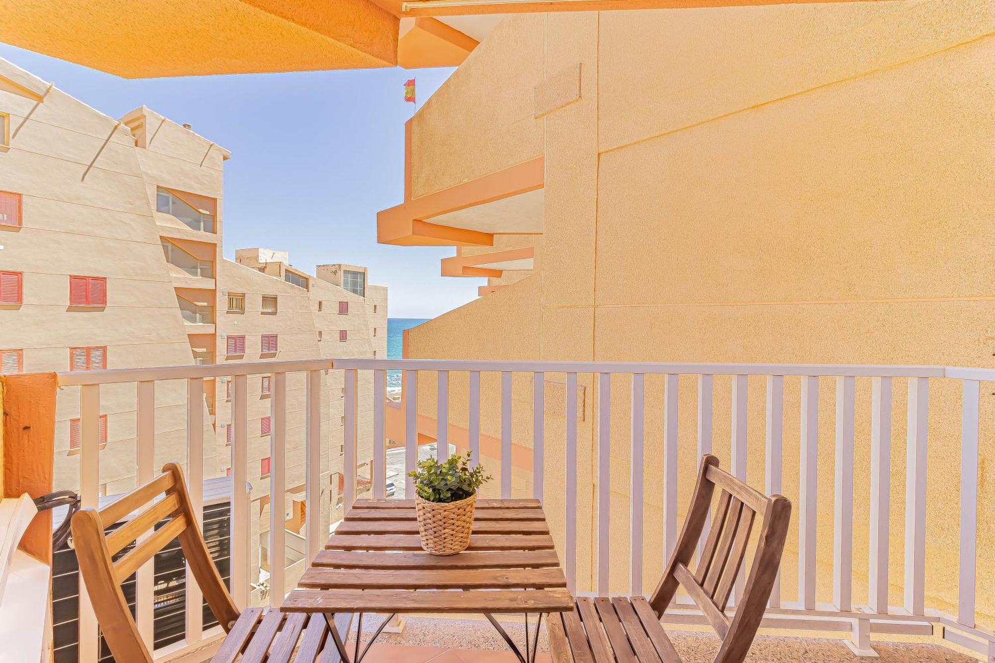 La Pecera - - Edificio Monaco - Kilometro 7 - Cama Plegable Y Sofa-cama * La Manga del Mar Menor